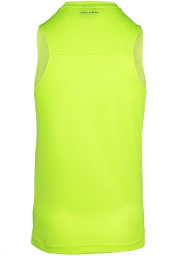 Neon yellow sleeveless shirt shop
