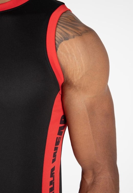 Hornell Tank Top Black/Red
