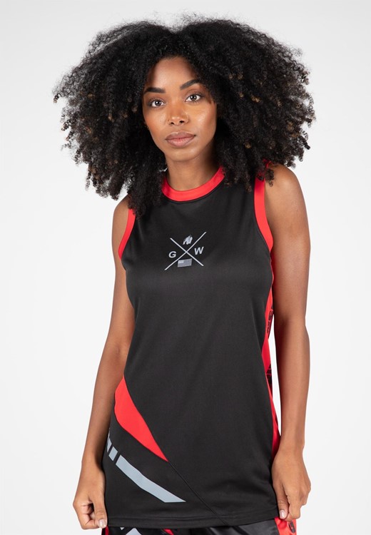 Hornell Tank Top Black/Red