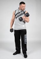 Loretto Hooded Tank Top Gray