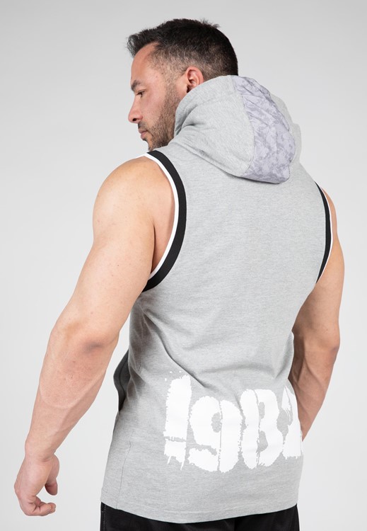 Loretto Debardeur a Capuche - Melange Gris - S