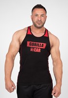 Wallace Camiseta Sin Mangas - Negro/Rojo - S