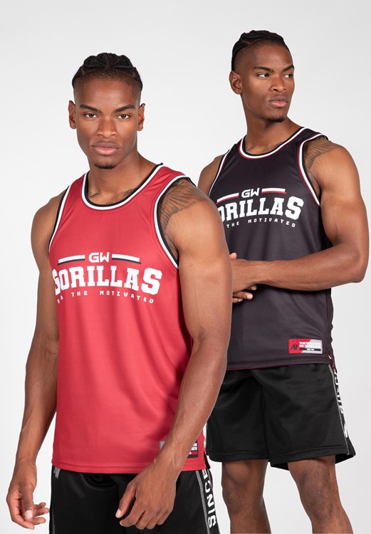 Keene Debardeur Reversible - Rouge/Noir - S
