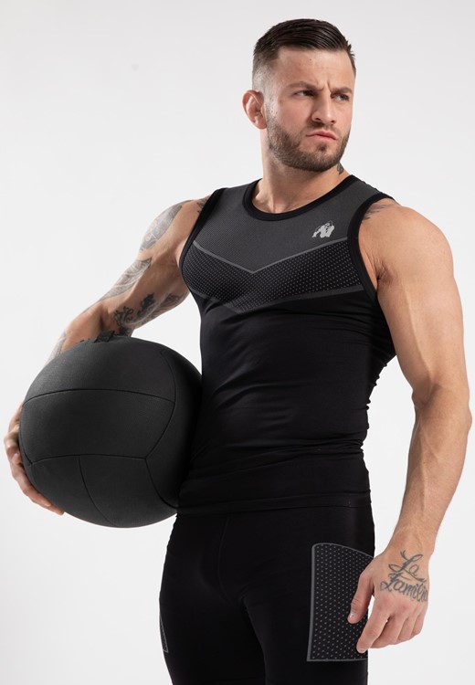 Norton Camiseta Sin Mangas Sin Costuras - Negro - S