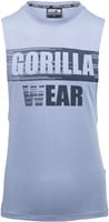 Lopez Drop Armhole Tank Top - Stonewash Blue