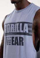 Lopez Drop Armhole Tank Top - Stonewash Blue