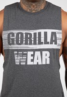 Lopez Drop Armhole Tank Top - Gray