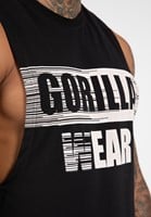 Lopez Drop Armhole Tank Top - Black
