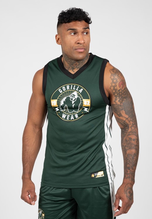 Orlando Camiseta Sin Mangas Tipo Jersey - Verde - S