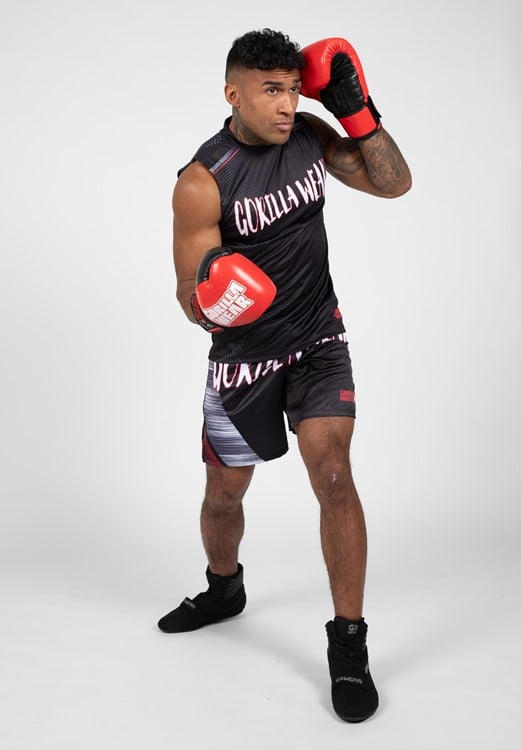 Clayton Tank Top - Black/Red