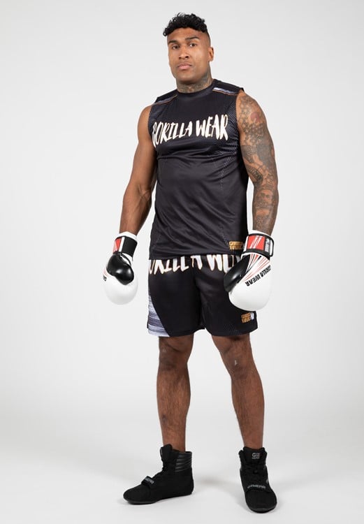 Clayton Tank Top - Black/Gold