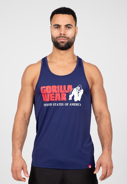 Camiseta De Entrenamiento Clasica Sin Mangas - Azul Marino - S