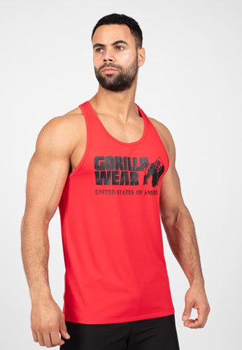 Camiseta De Entrenamiento Clasica Sin Mangas - Rojo