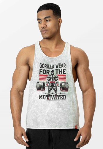 Churchill Camiseta Sin Mangas Tipo Stringer - Verde Lavado