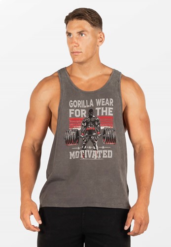 Churchill Camiseta Sin Mangas Tipo Stringer - Gris Lavado