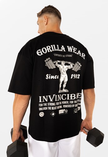 Kingston Camiseta Oversize - Negro