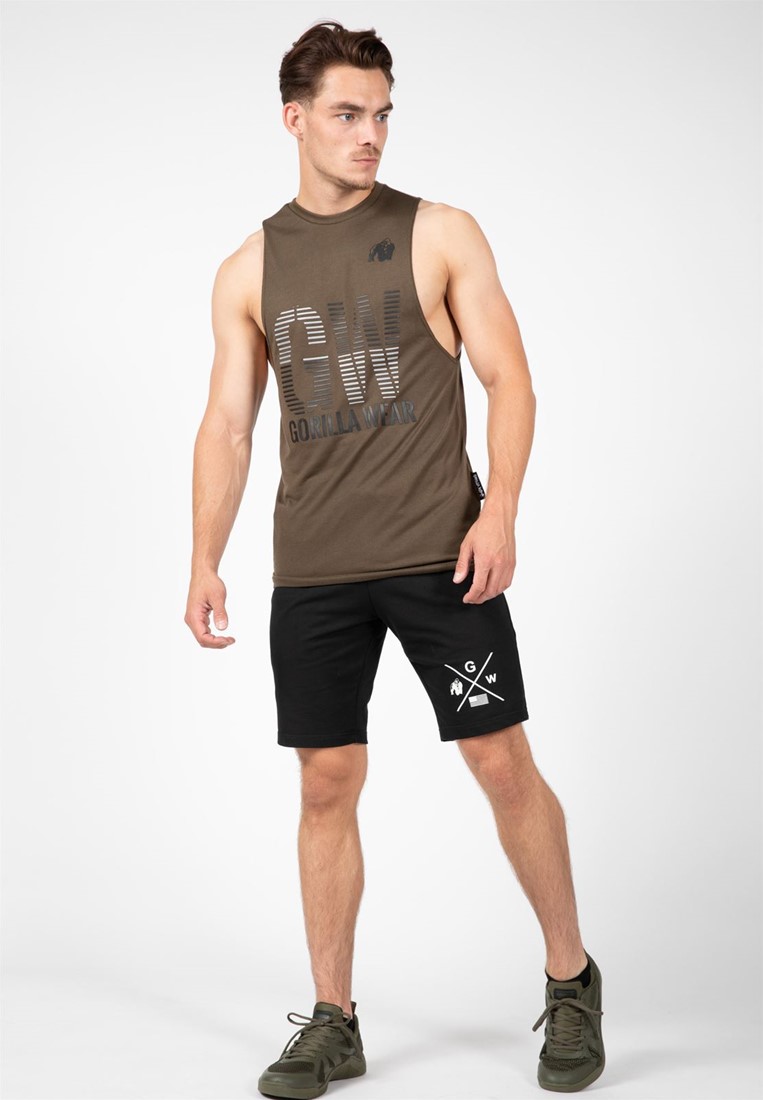 Dakota Sleeveless T-shirt - Army Green 
