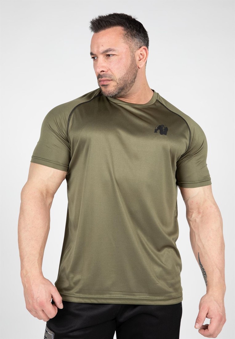 mannetje Contract Heel boos Performance T-Shirt - Army Green - 3XL Gorilla Wear