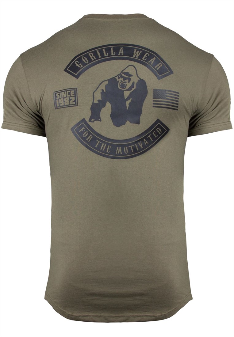 Detroit T-shirt - Army Green Gorilla Wear