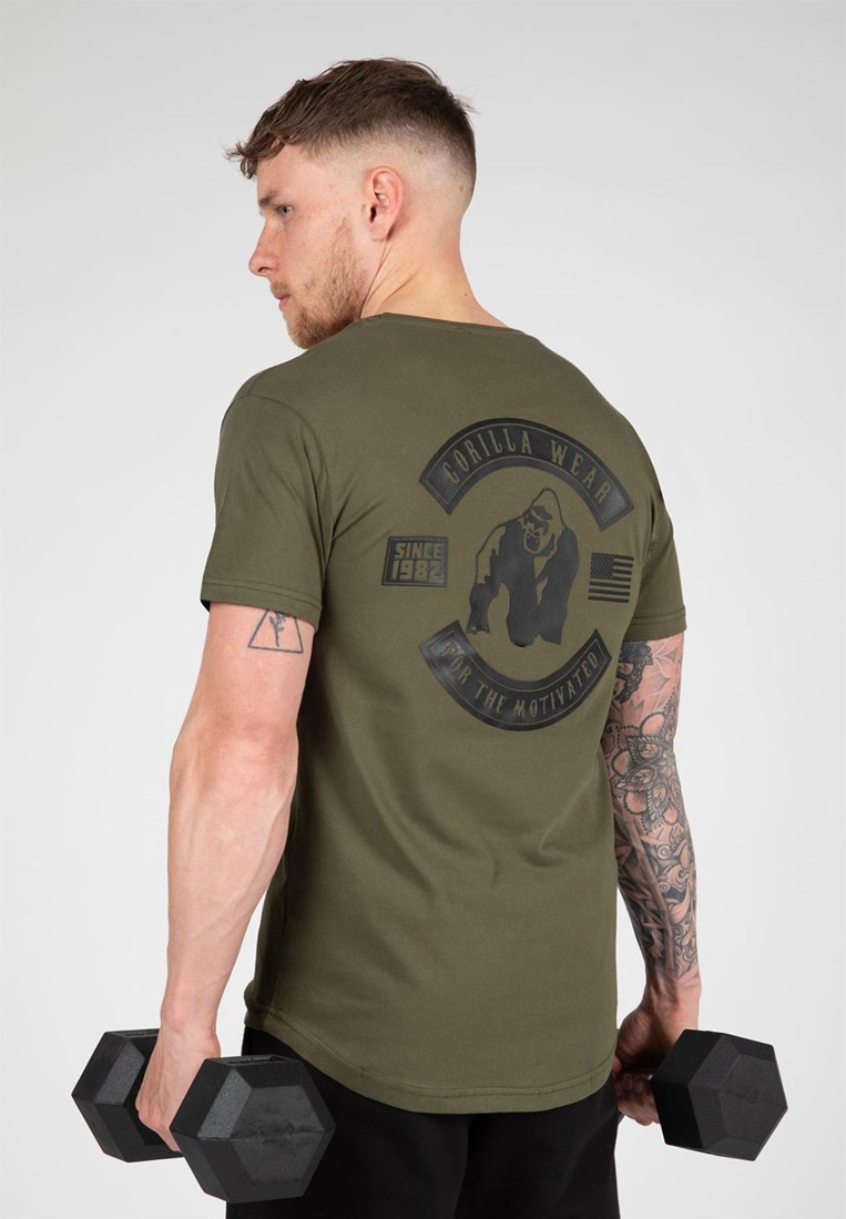 green t shirt army