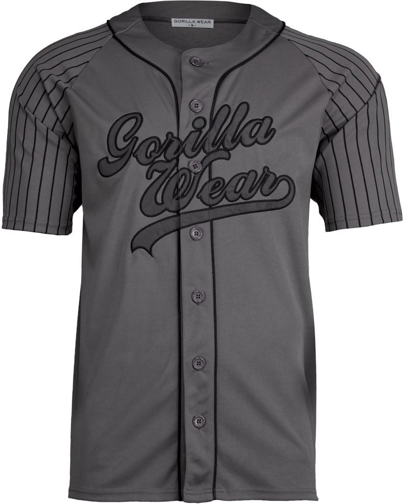 gray baseball jersey