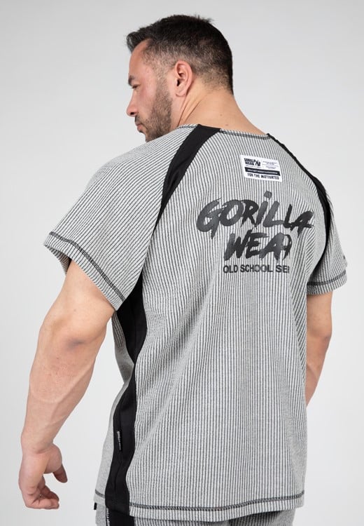 Augustine Old School Workout Top - Gray - S/M