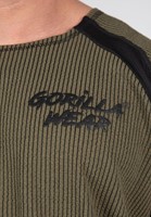 Augustine Top Army Green Close Up
