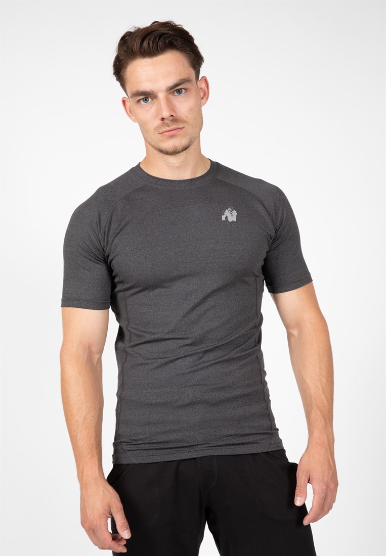 Lewis T-shirt - Donkergrijs- 4XL Gorilla Wear