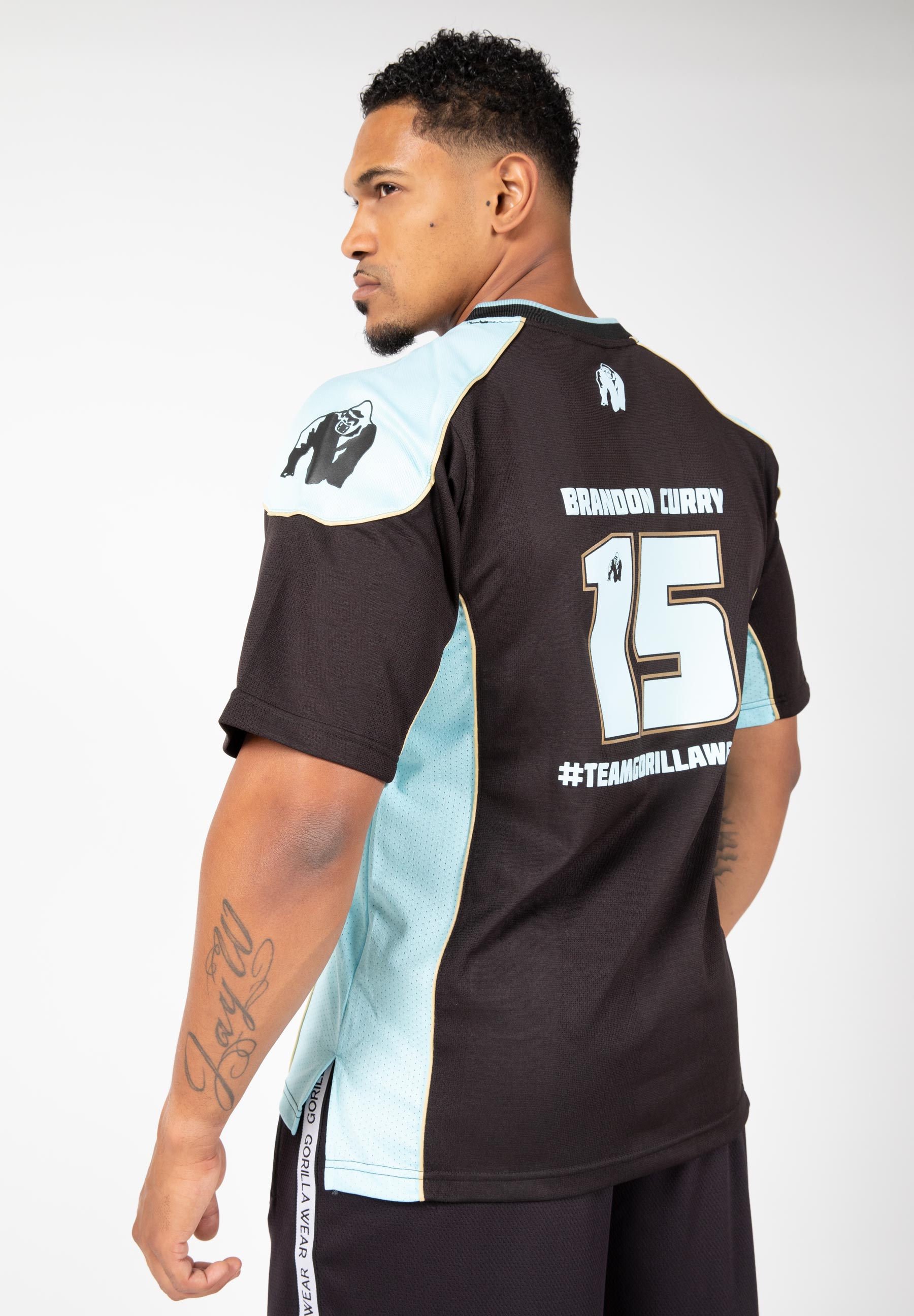 Athlete T-Shirt 2.0 - Brandon Curry - Black/Light Blue - M 4478