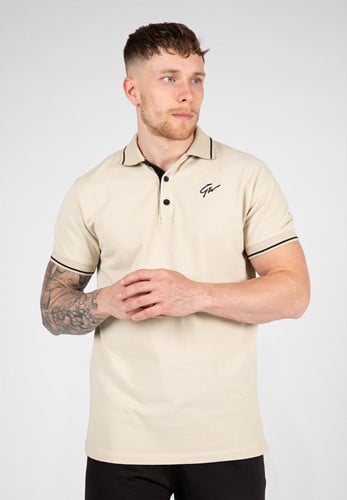 Delano Polo - Beige/Schwarz