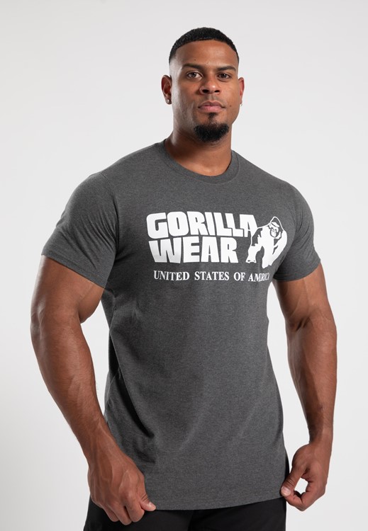 Camiseta Clasica - Gris Oscuro - S