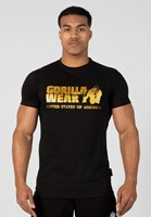Classic T-Shirt - Schwarz/Gold - S