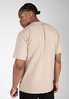 Dover Oversized T-Shirt - Beige - S Gorilla Wear