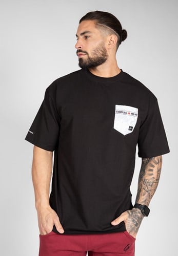 Dover Oversized T-Shirt - Schwarz