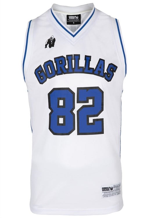 San Mateo Jersey Tank Top White/Blue