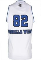 San Mateo Jersey Tank Top White/Blue