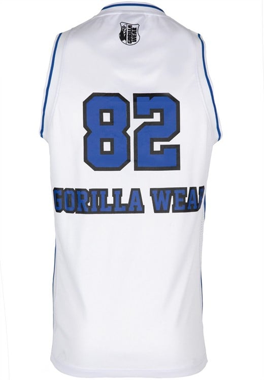 San Mateo Jersey Tank Top White/Blue