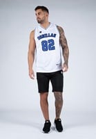 San Mateo Jersey Tank Top White/Blue