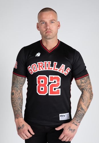San Mateo T-Shirt - Schwarz/Rot