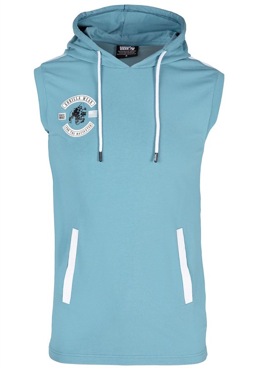Oswego S/L Hooded T-Shirt Blue