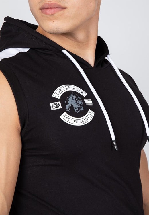 Oswego S/L Hooded T-Shirt Black