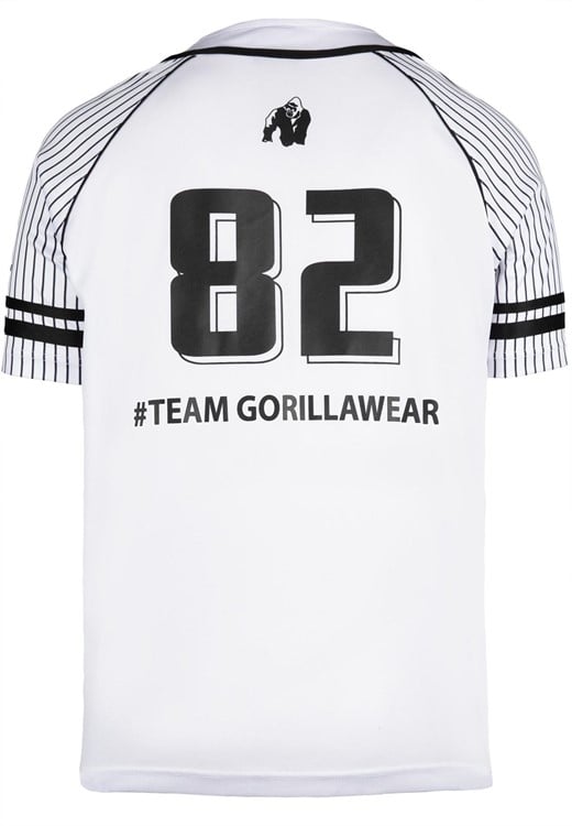 82 Baseball Jersey - White - 4XL Gorilla Wear