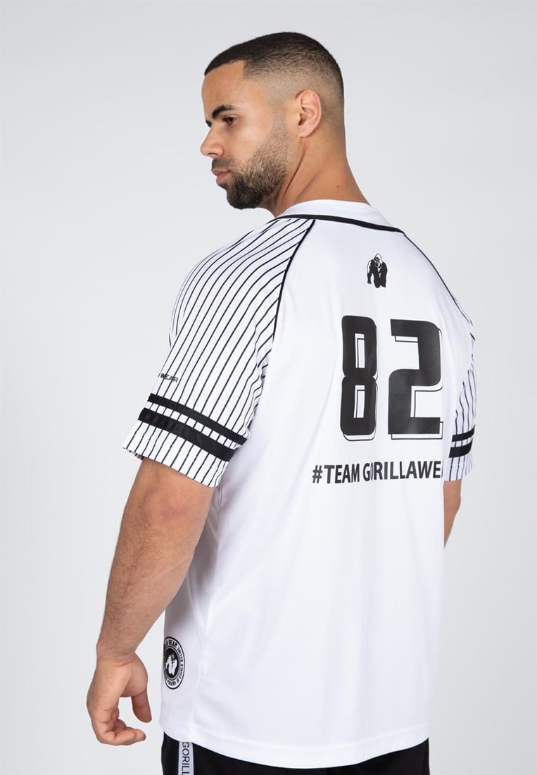 82 Baseball Jersey - White - 4XL