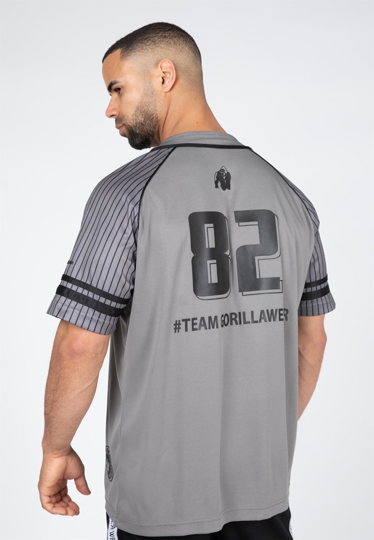 82 Baseball Jersey - Black - 3XL Gorilla Wear