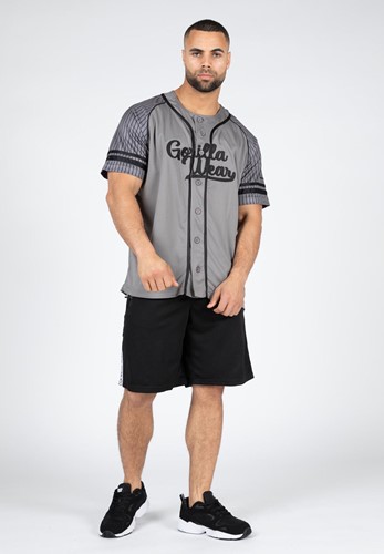 82 Baseball Jersey - Gray - 3XL Gorilla Wear