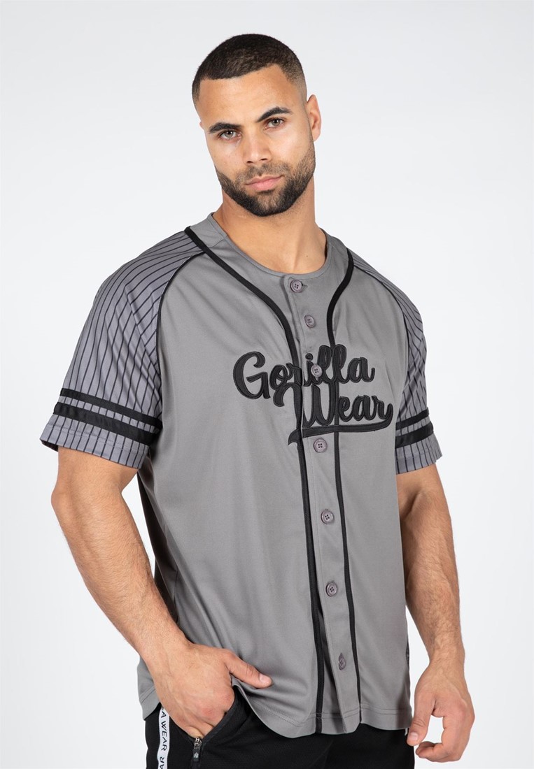 82 Baseball Jersey - Gray Gorilla Wear