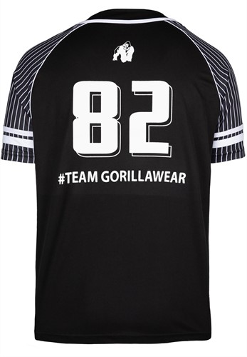 82 Baseball Jersey - Black - 4XL Gorilla Wear