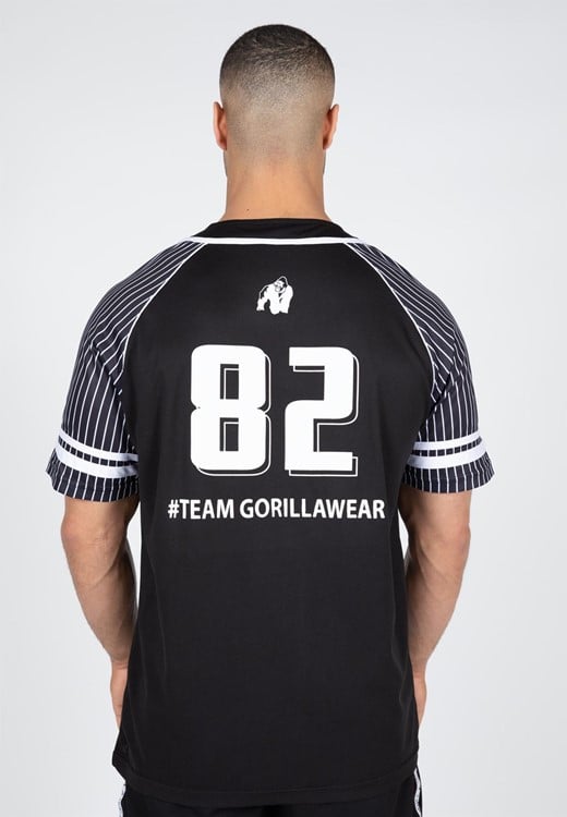 82 Baseball Jersey Black