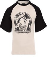Logan Oversized T-Shirt Beige/Black