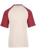 Logan Oversized T-Shirt Beige/Red